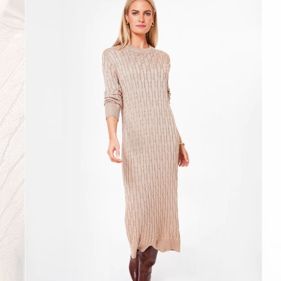 Gold Cable Knit Midi Dress
TUCKERNUCK - Picture 1 of 12
